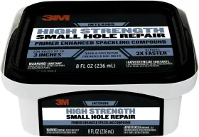 Ppp-8-cap-12 3m High Strength Spackling Compound 8 Oz. Small Fl Oz Pack Of 1 White