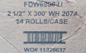 Adfors 038662211021 Lot Of 24 Fibatape 300ft X 2.5 Inch Fiberglass Mesh Self Adhesive Drywall Tape #3
