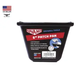Advance Equipment 099922353066 Drywall Tools 6pr Patch Pan Lightweight 6-inch Built In Wiping Knife #2
