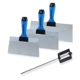 Advance Equipment Mfg Co 099922356333 Stainless Steel Knife 3-pack Drywall Finishing Kit . Premium St