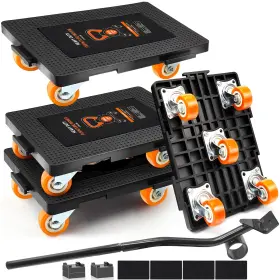 Dolly0315 Alikzo Furniture Lifter Movers Tool Set 360 Rotation Dolly Heavy Duty