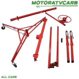 Mot1535834 All-carb 16 Ft Drywall Rolling Lifter Panel Hoist Jack With Lockable Wheels