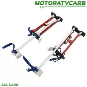 Mot3345572 All-carb 24-40 In Aluminum Drywall Stilts Tool For Taping Painting Painter Red #2