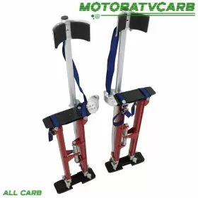 Mot3345572 All-carb 24-40 In Aluminum Drywall Stilts Tool For Taping Painting Painter Red #3