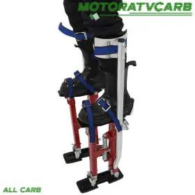 Mot3345678 All-carb Adjustable Drywall Stilts 18 Inch -30 Aluminum For Painting Painter Taping #2
