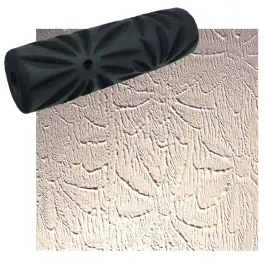 All-wall Equipment 053722625020 Drywall Texture Pattern Roller For Decorative Paint Texturing - Poinsettia St