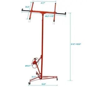 Gh-cyw4-210 Amucolo 13ft.red Drywall Lift Panel Hoist Jack Lifter #2