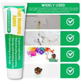 Anhui Longfei Building Material Co. Ltd 445055264275 Drywall Repair Kit 2 Pcs Dry Wall Patch Kits With Scraper Putty For Fi #2