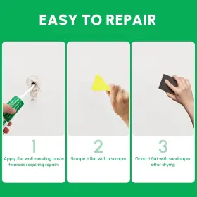 Anhui Longfei Building Material Co. Ltd 445055264275 Drywall Repair Kit 2 Pcs Dry Wall Patch Kits With Scraper Putty For Fi #3