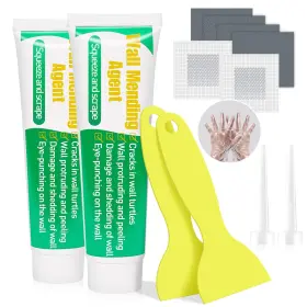 Anhui Longfei Building Material Co. Ltd 445055264275 Drywall Repair Kit 2 Pcs Dry Wall Patch Kits With Scraper Putty For Fi