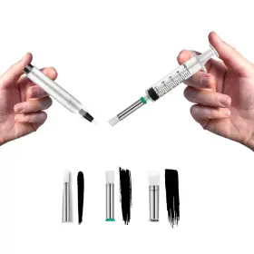 Anirun 738225264869 4 Pack Fillable Touch Up Paint Pens No Mess Pen Transparent