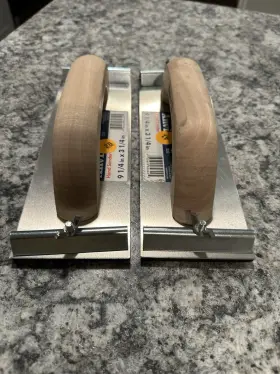 1004 Anvil 030699826025 2 Drywall Hand Sander 9-1/4 Inch X 3-1/4 Aluminum Base / Wooden Handle 2-4-1