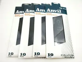 1004 Anvil 030699826629 Lot Of 4 Packs 10 Drywall Sanding Screens 150 Grit 4-1/4 Inch X 11-1/4