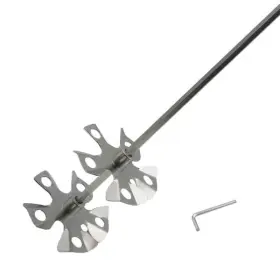 82442 Anvil Power Mixer Drywall Compound Mud Paddle 24 Inch 5 Adjustable Wheels