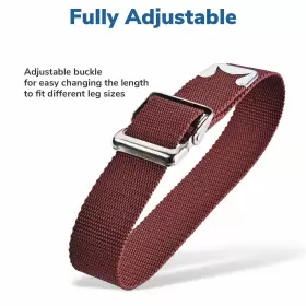 08par002-strap-2 Apluschoice Stilts Leg Band Straps Adjustable Loop Comfort Replacement Kit 1 Pair #3