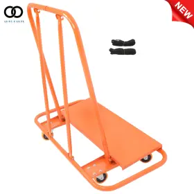 Apo343648 Autoooparts 3000 Lbs Heavy Duty Drywall Sheet Cart With Safety Belts Steel Panel Dolly