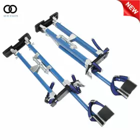 Apo245512 Autooparts Aluminum Adjustable Drywall Stilts For Painting Painter Light Blue 24ftft - 40ftft #3