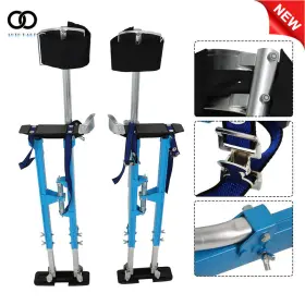 Apo252472 Autooparts Blue Drywall Stilts 36 Inch - 48 Painter Taping Adjustable Aluminum Tool Stilt #2