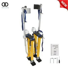Apo252488 Autooparts Drywall Stilts Aluminum Adjustable 24 Inch -40 Alloy Construction Tool Yellow #2
