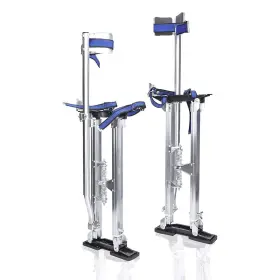 Autopartsstar 940981277555 Drywall Stilts Aluminum Tool Stilt 24-40 Inch For Taping Painting Painter Silver