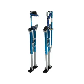 Autopartsstar 940981277685 Adjustable 36 Inch -50 Drywall Stilts Painters Walking Taping Finishing Tools Blue