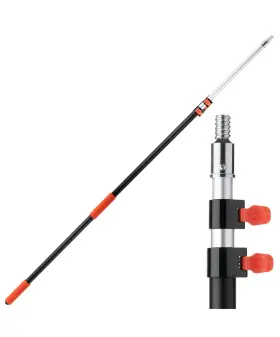 Bates Choice 810108761181 Bates- Telescopic Extension Pole 12 Ft 1 Pack Black And Orange