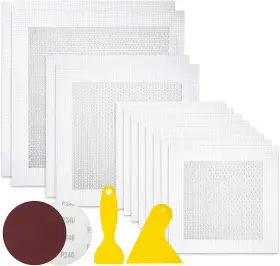 Awrp12b211 Bates Choice - Drywall Repair Kit 16pcs Dry Wall Patch 16 Pcs 4 Inch 6 8