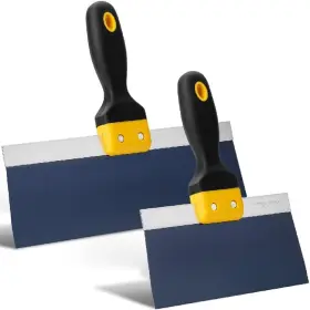 Bates Choice Pro 810168260273 Bates- Taping Knife Set 2 Pack 8 And 12 Inch Blue Steel Drywall