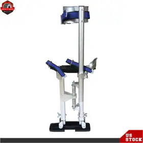 Ber356250 Berliii 18-30 Inch Adjustable Drywall Stilts Painters Walking Finishing Tools Silver New