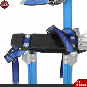 Ber460335 Berliii 24 Inch - 40 Professional Grade Adjustable Drywall Stilts Light Blue New #3
