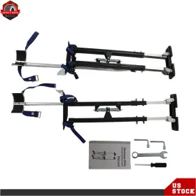 Ber473370 Berliii Adjustable Aluminum Drywall Stilts 36 - 48 Inch Painters Walking Tools Black