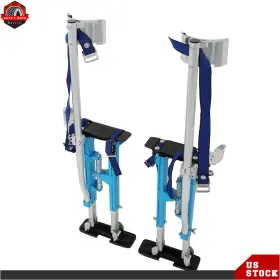 Ber473400 Berliii 18ftft-30ftft Lightweight Premium Grade Aluminum Alloy Blue Drywall Stilts For Adult #2