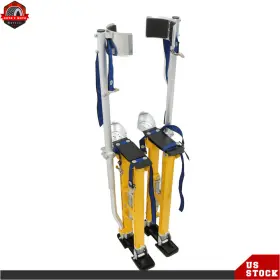 Ber473415 Berliii Aluminum Alloy Construction Adjustable 24 Inch -40 Drywall Stilts Tool Yellow #2