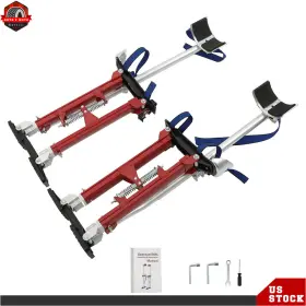 Ber473445 Berliii Red 18 Inch -30 Adjustable Drywall Stilts Aluminum Tool For Painting Painter Taping