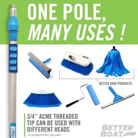 5333596727 Better Boat Extension Pole Telescoping Rod Extendable 6 Feet #3