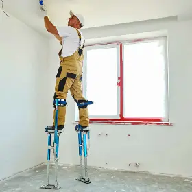Sy-gq-002-40-bl Bezt Adjustable Aluminum Alloy Stilts 24 Inch -40 For Walking Taping Finishing Painting #2