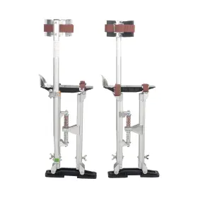 Br0071 Bigreat Silver Drywall Stilts 18-30 Inch Height Adjustable Lifts Aluminum Too