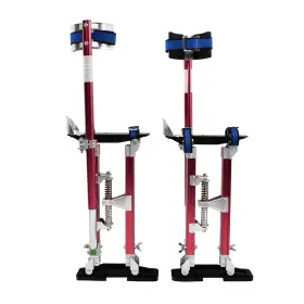 Br0131 Bigreat Red Drywall Stilts 18-30ftft Inch Height Adjustable Lifts Aluminum Tool For Pai