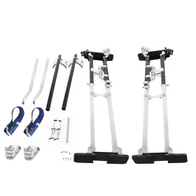 Blackhorse-racing 696594810288 48 Inch -64 Professional Grade Adjustable Drywall Stilts Taping Paint Stilt #2