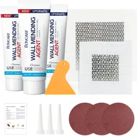 Drk3906-003 Boncart Drk3906-003&qt Drywall Repair Kit Spackle Wall 3 Pack Mending Agent White