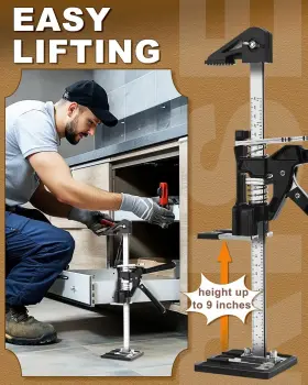 Xx369015 Brand Combatch Labor Saving Arm Jack 2 Pack 15.4 Inch Furniture Lifter Black #2