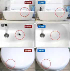 Lb0002 Brand Lanbokit Tile And Fiberglass Tub Repair Kit Black Brown Maroon Blue Gray White #3