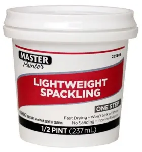 7079808736 Brand Master Painter Superior Spackling Lightweight 1/2-pint - Quantity 12