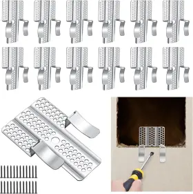 Ascfdvd96 Brand Moonoom 12 Pack Drywall Repair Clips 1/2 Inch Fastener Clip Pcs