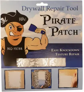 Ppt1 Brand Pirate Patch Knockdown Texture Drywall Repair Tool On Amazon Professional