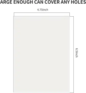 Brand Snaaq Zr 608571831889 Vinyl Siding Repair Kit White Durable Self-adhesive 6 Pack #3