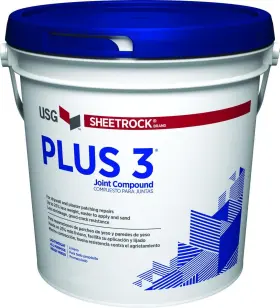 384013 Brand U S Gypsum 3.75 Quart Plus3 Compound 3.5 Qt White To Off-white
