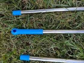 Branded 746608361951 3 Pcs 2.6 To 4 Ft Extension Pole Paint Roller Poles For Hand Blue New