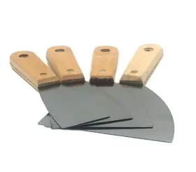Brufer Quality Products 022820859387 208593 Drywall Taping Knife Set With Wood Handles - 4 Pack Include #2