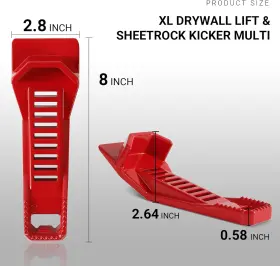 Calvana 313055086012 2 Pack Xl Drywall Lift And Sheetrock Kicker Multi-tool Set With Built-in #2